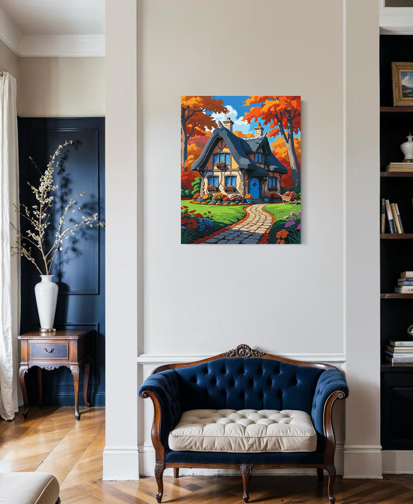 Set Pictură pe numere – Căsuță în Pădure 6110