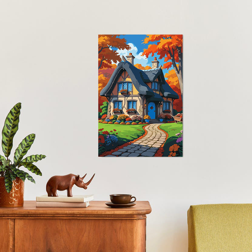 Set Pictură pe numere – Căsuță în Pădure 6110