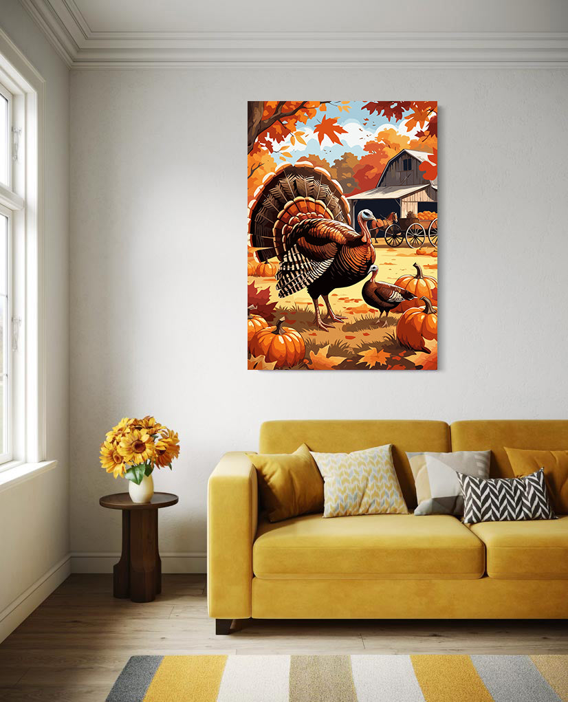 Set Pictură pe numere – Toamna la Fermă 6113