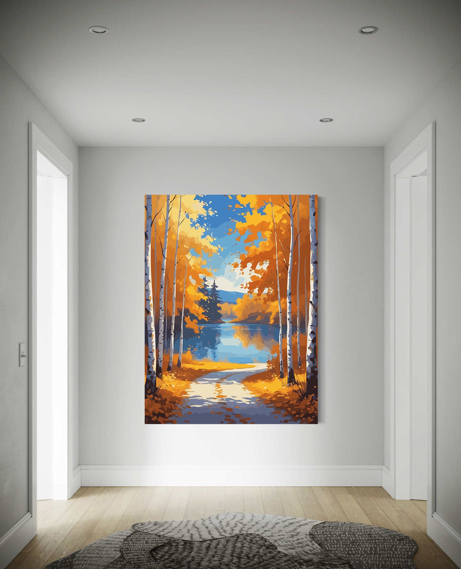 Set Pictură pe numere – Peisaj de Toamnă 6114