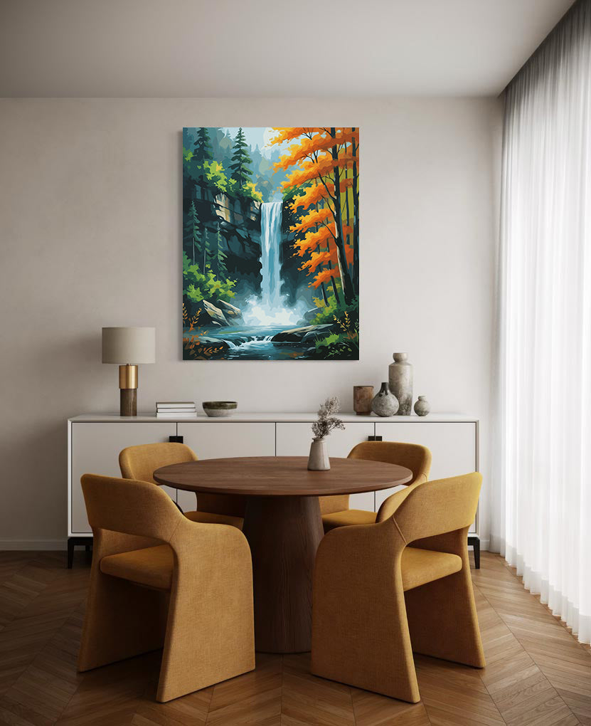 Set Pictură pe numere – Pădure Peisaj 6115