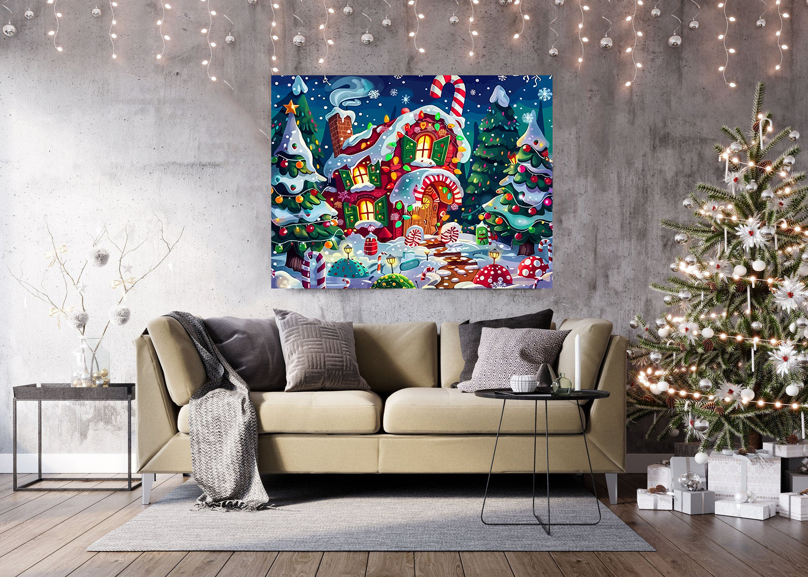 Set Pictură pe numere – Atmosferă De Crăciun 6125