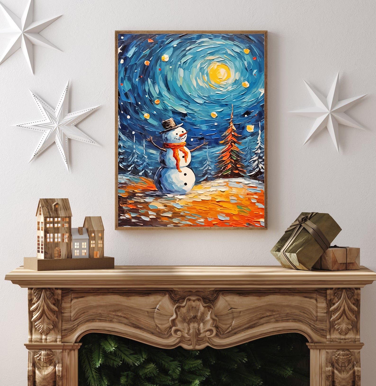 Set Pictură pe numere – Om De Zăpadă 6127