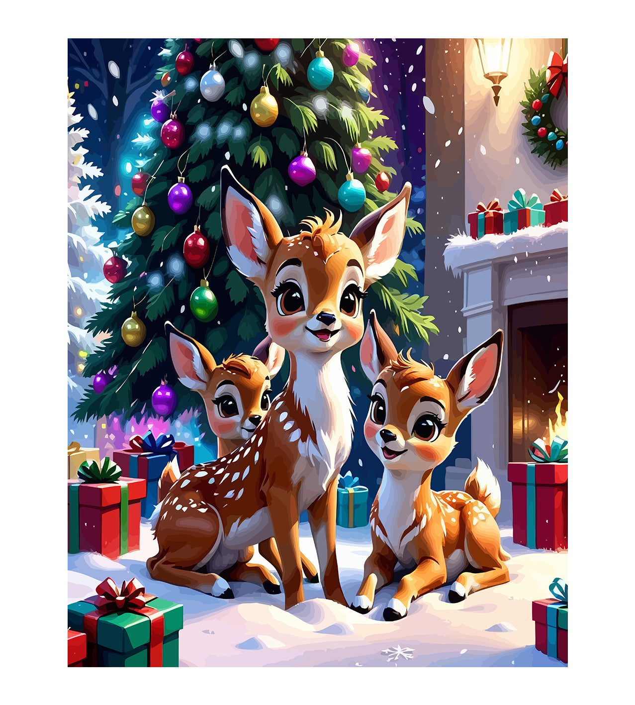 Set Pictură pe numere – Atmosferă De Crăciun 6129