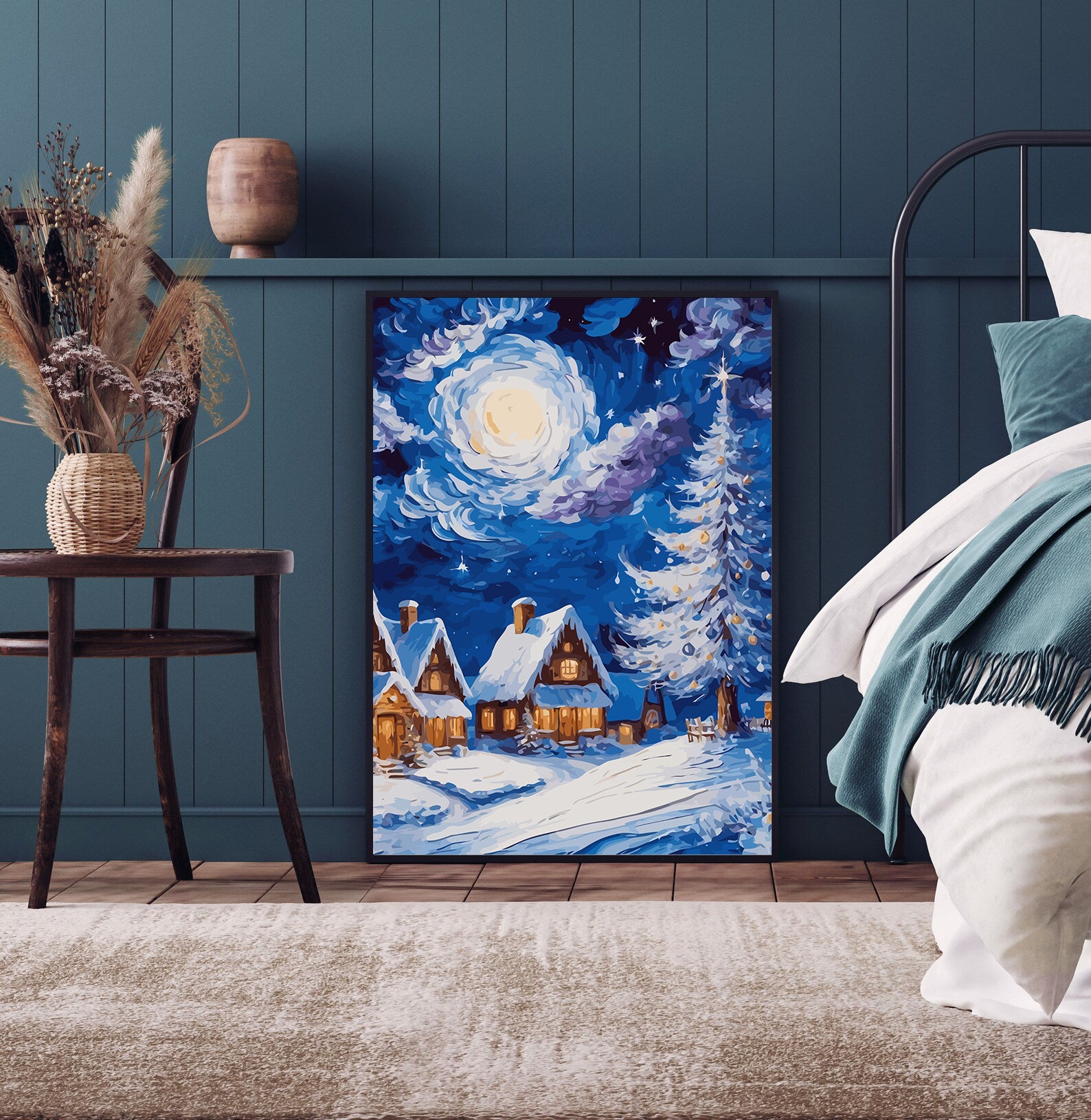 Set Pictură pe numere – Peisaj De Iarnă 6140