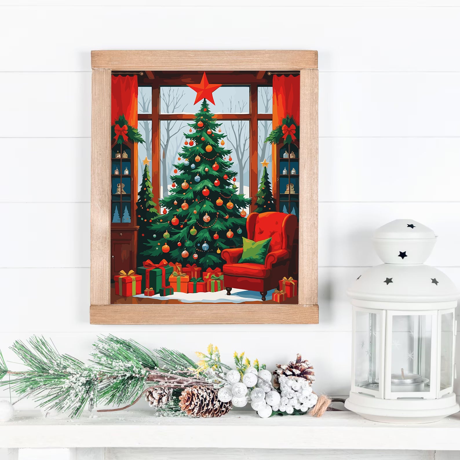 Set Pictură pe numere – Brad De Crăciun 6145