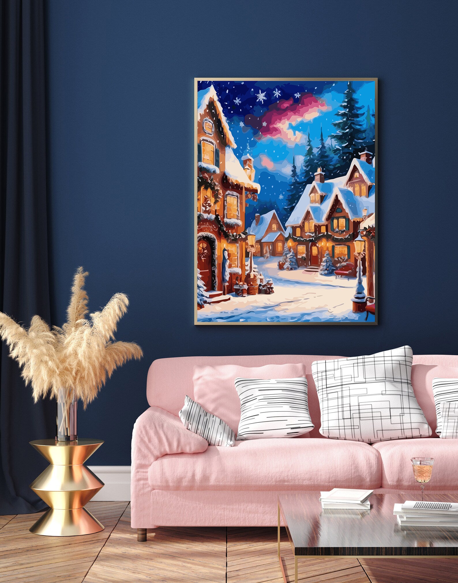 Set Pictură pe numere – Iarna În Oraș 6148