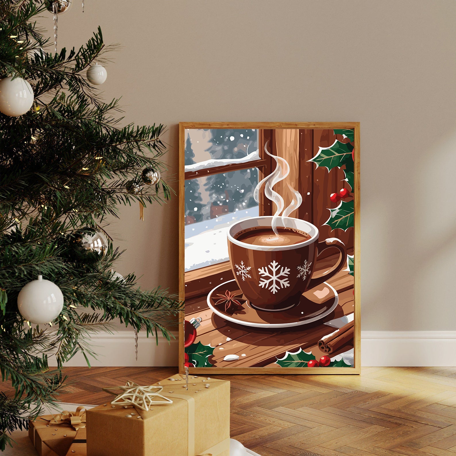 Set Pictură pe numere – Ciocolată Caldă 6151