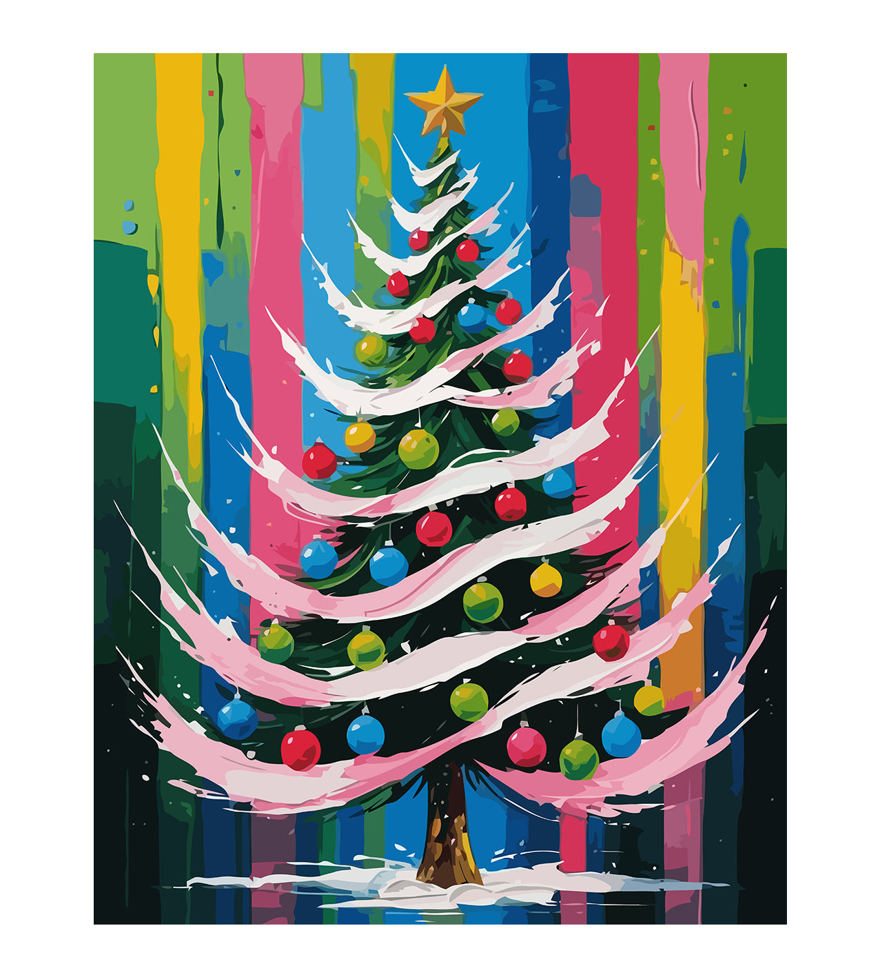 Set Pictură pe numere – Brad De Crăciun 6160