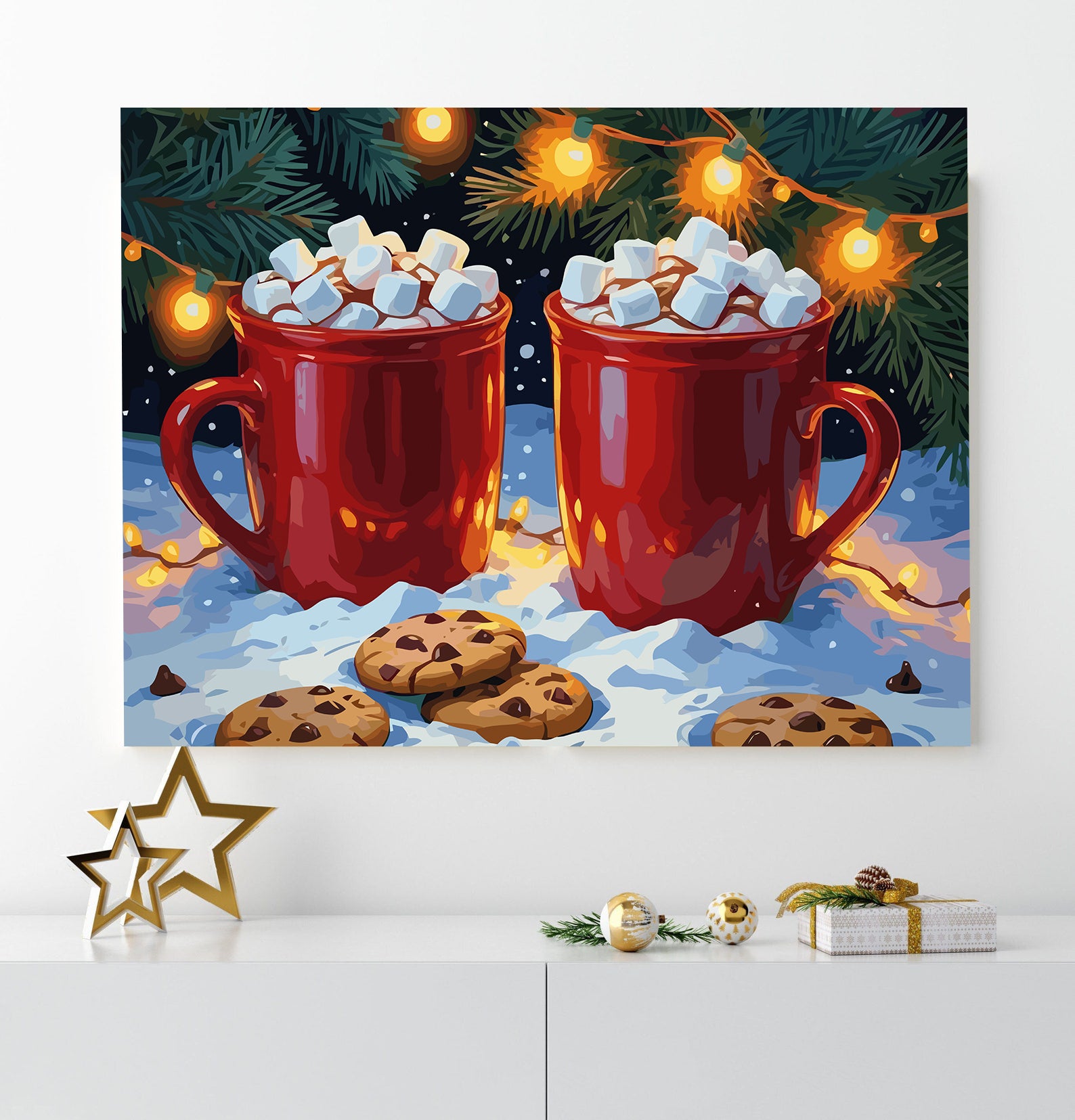 Set Pictură pe numere – Băuturi De Iarnă 6162