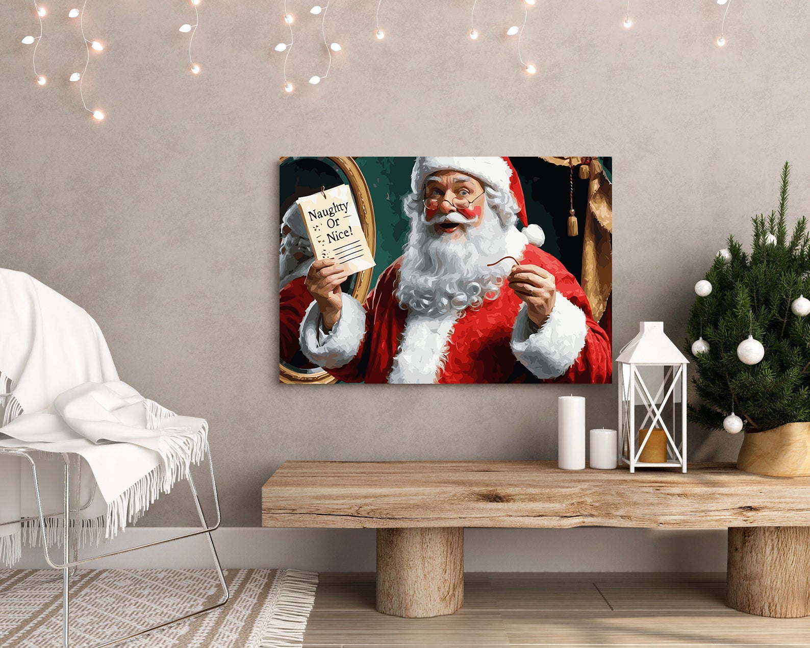 Set Pictură pe numere – Naughty Or Nice 6167