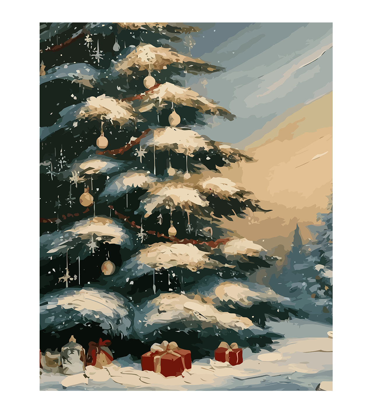 Set Pictură pe numere – Magie De Crăciun 6171