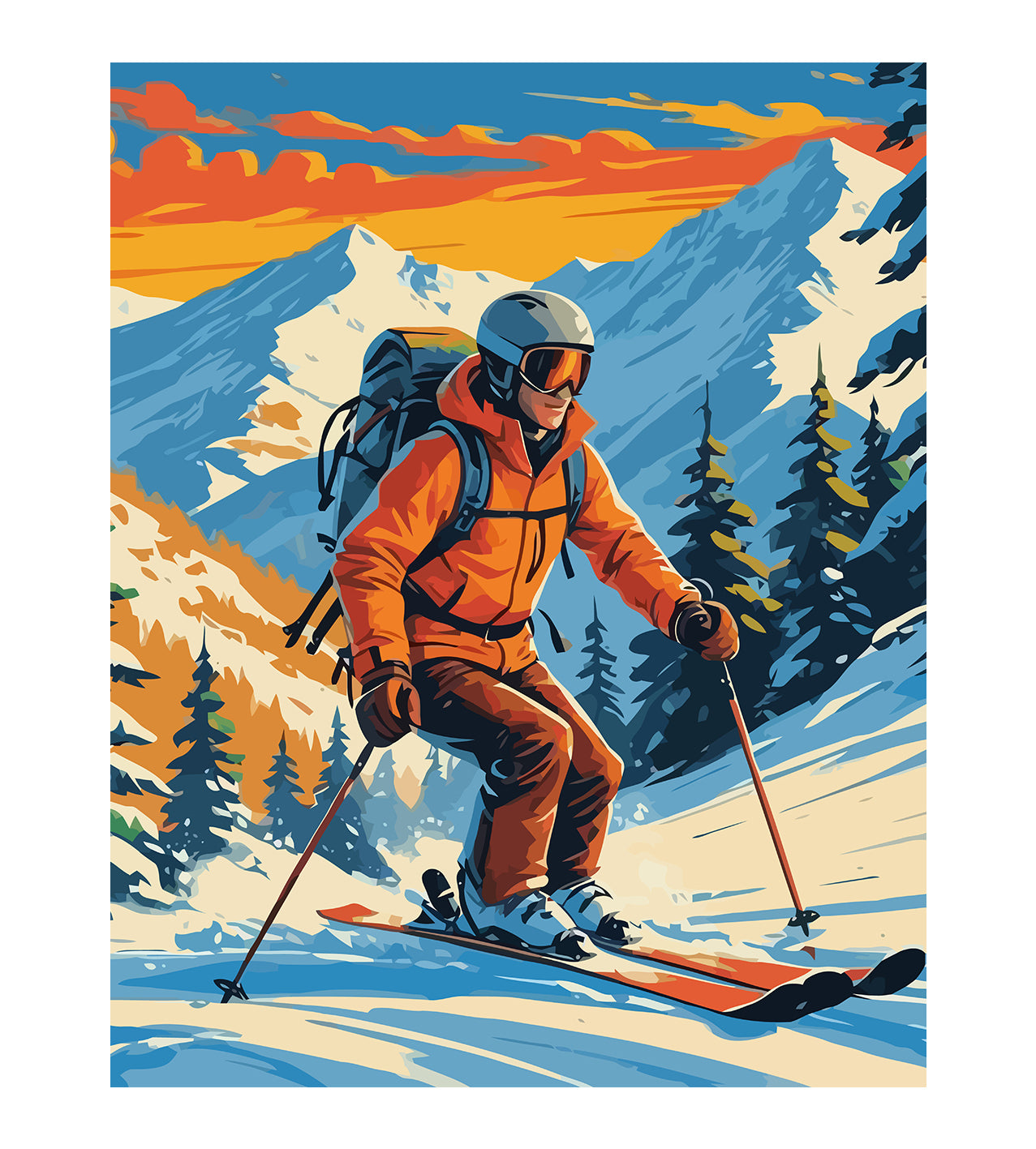 Set Pictură pe numere – Activități De Iarna 6172