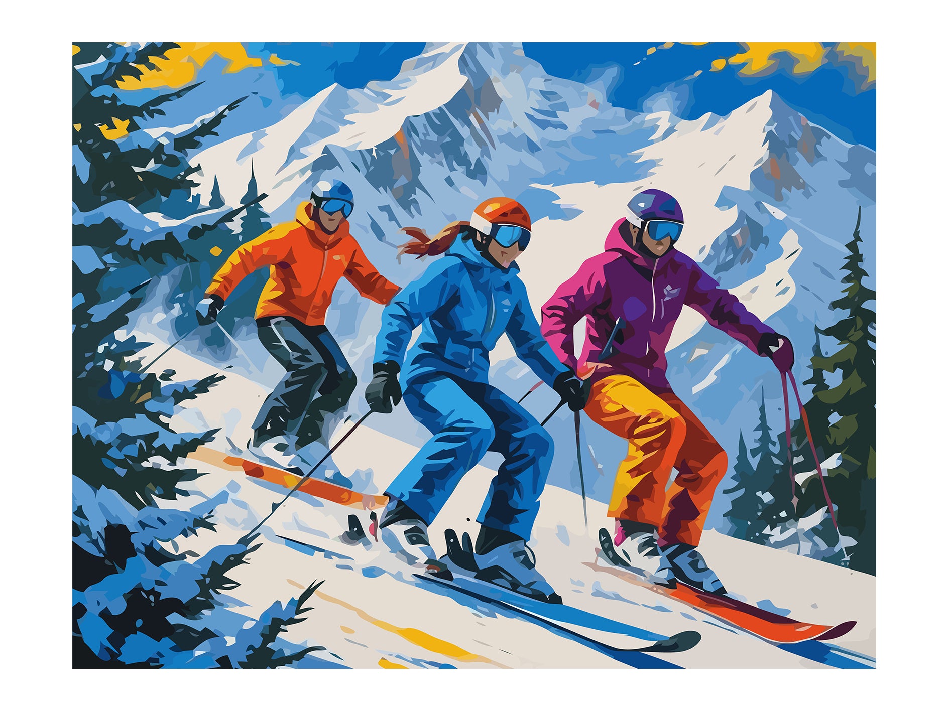 Set Pictură pe numere – Activități De Iarna 6173