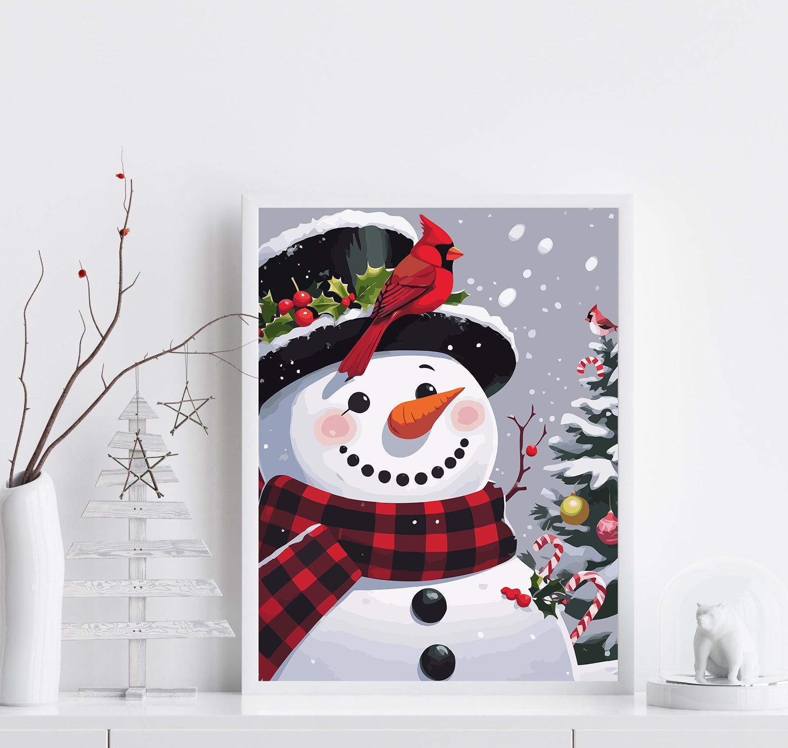 Set Pictură pe numere – Om De Zăpadă 6181