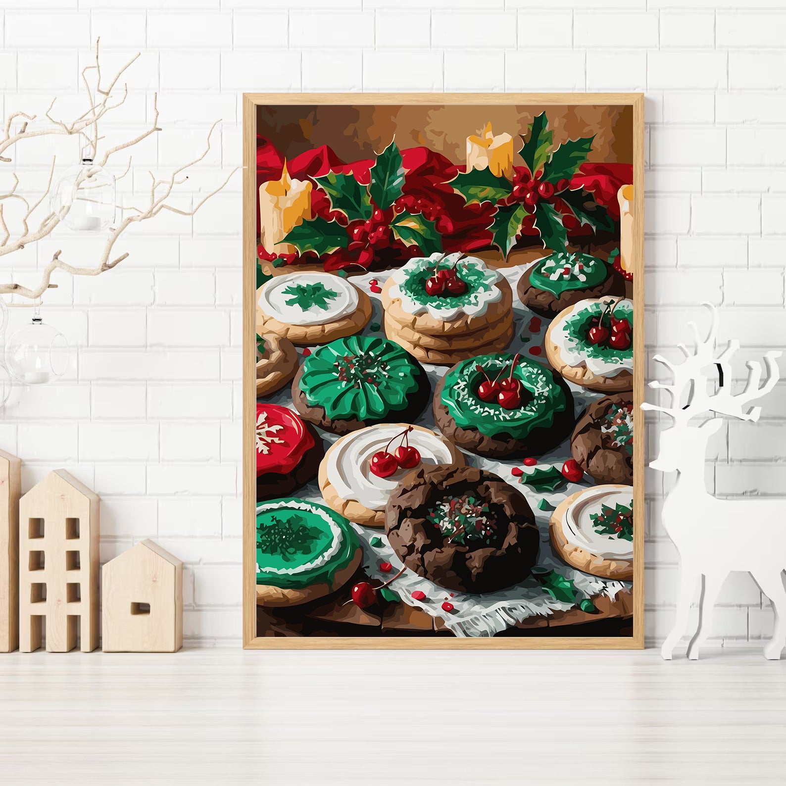 Set Pictură pe numere – Biscuiți De Crăciun 6186