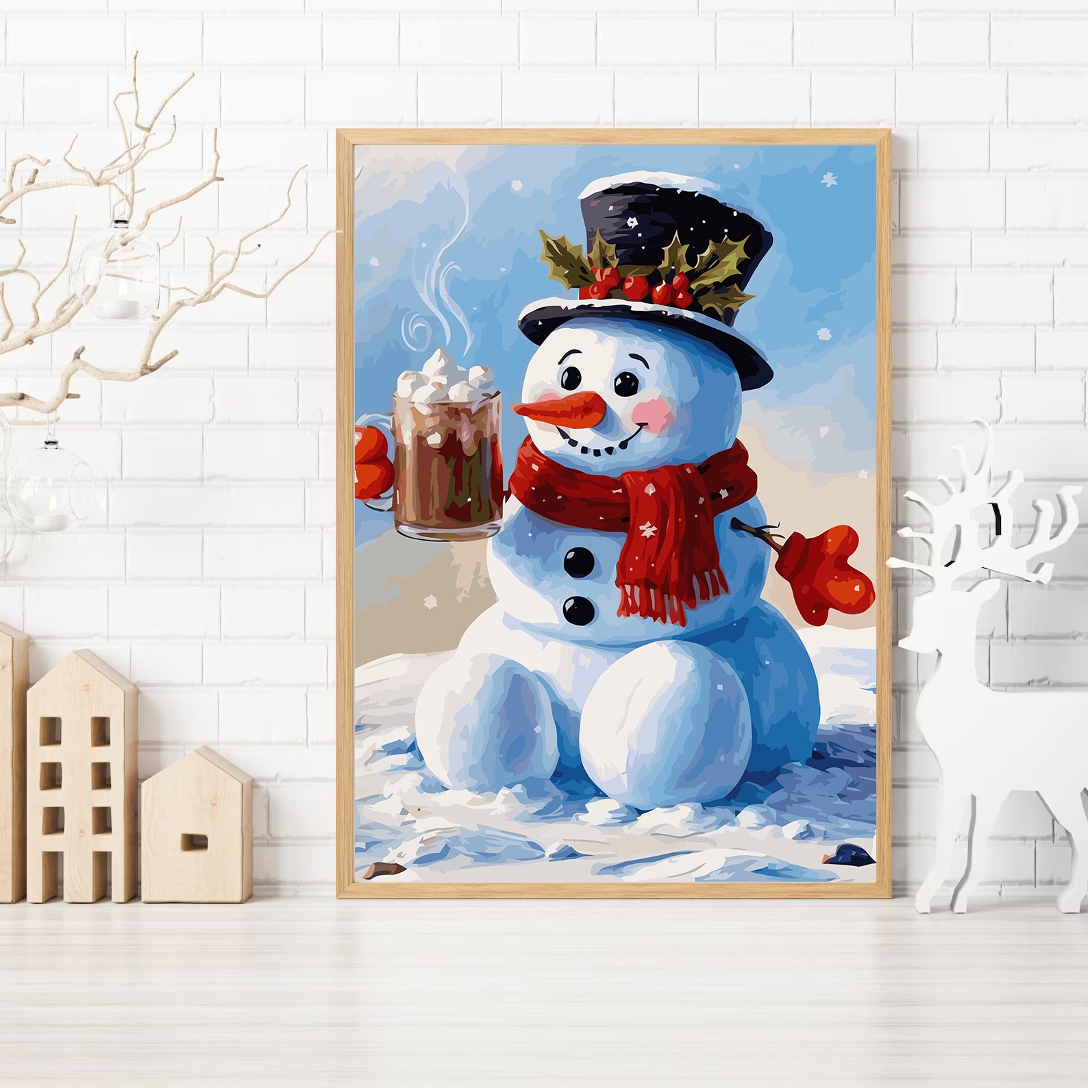 Set Pictură pe numere – Om De Zăpadă 6197