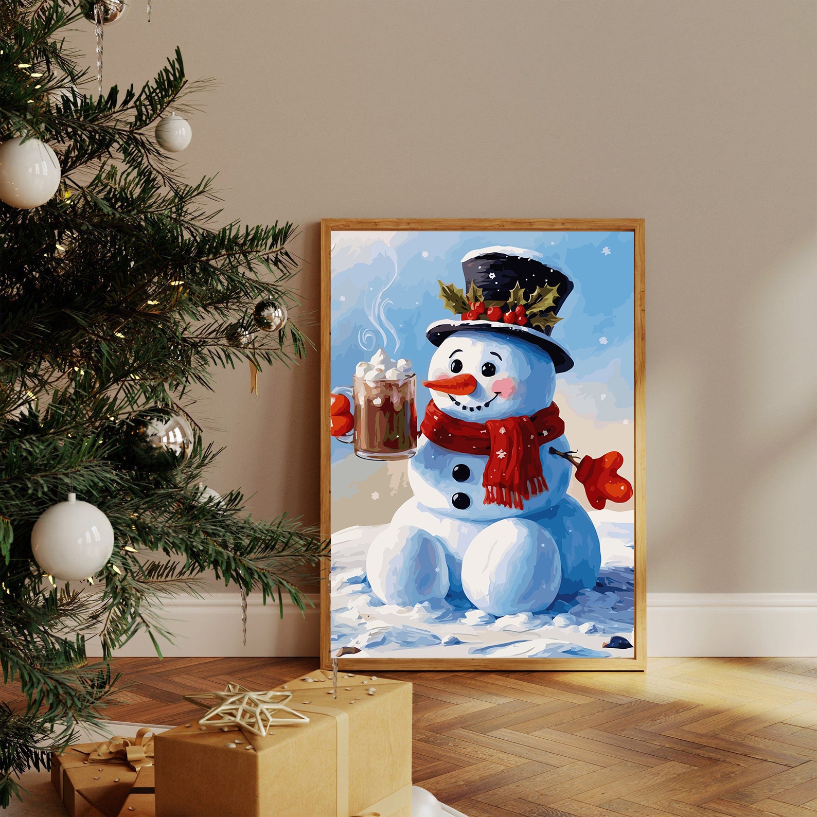 Set Pictură pe numere – Om De Zăpadă 6197