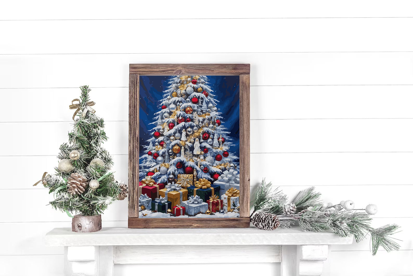 Set Pictură pe numere – Brad De Crăciun 6205