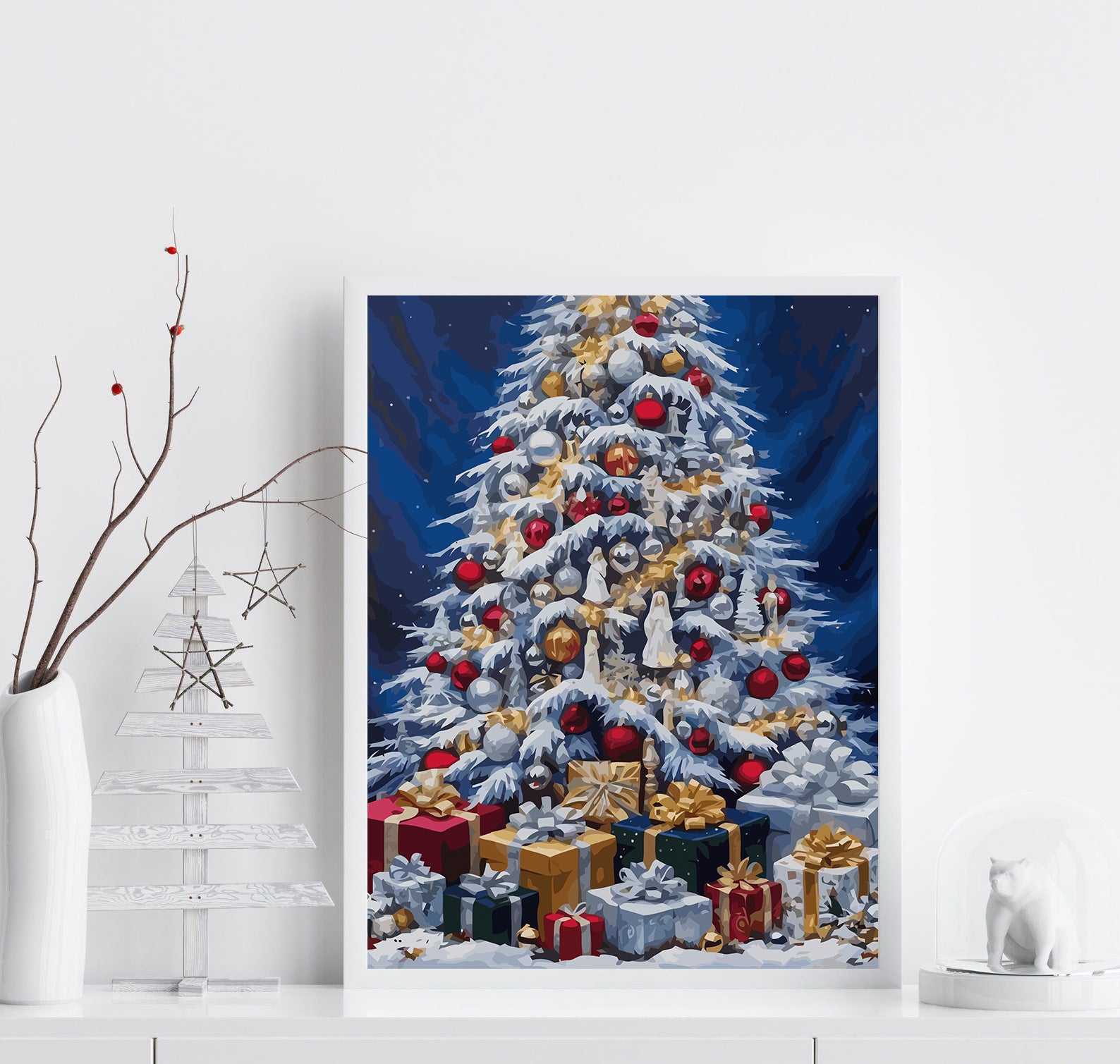 Set Pictură pe numere – Brad De Crăciun 6205