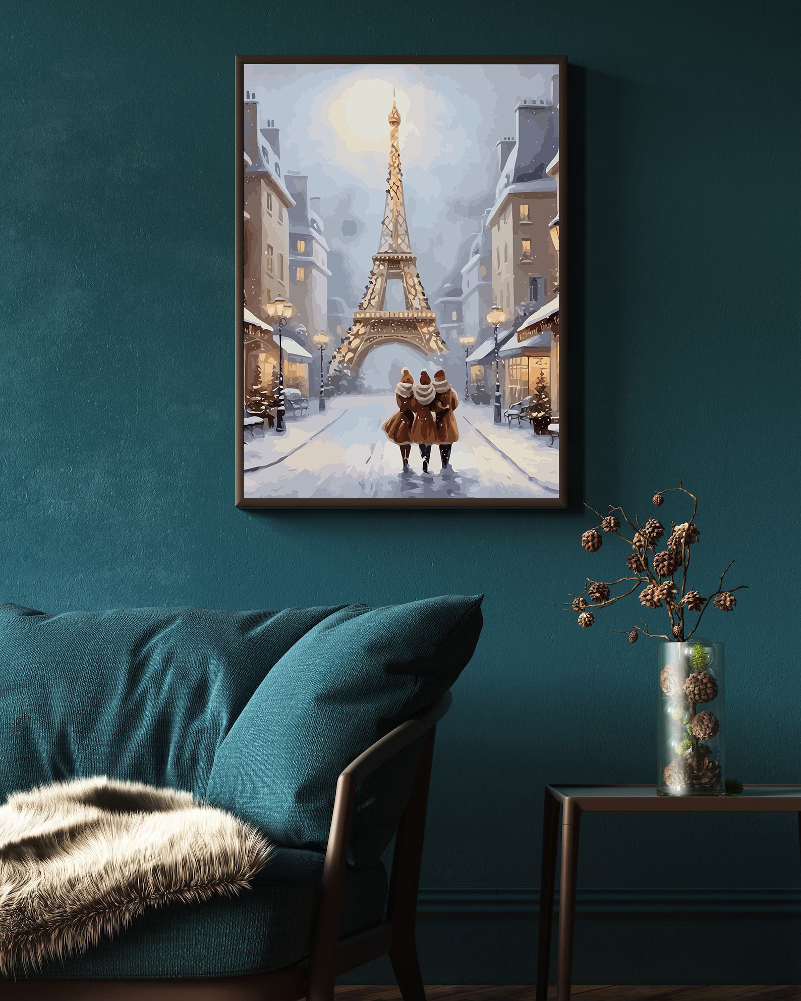 Set Pictură pe numere – Iarna În Paris 6210