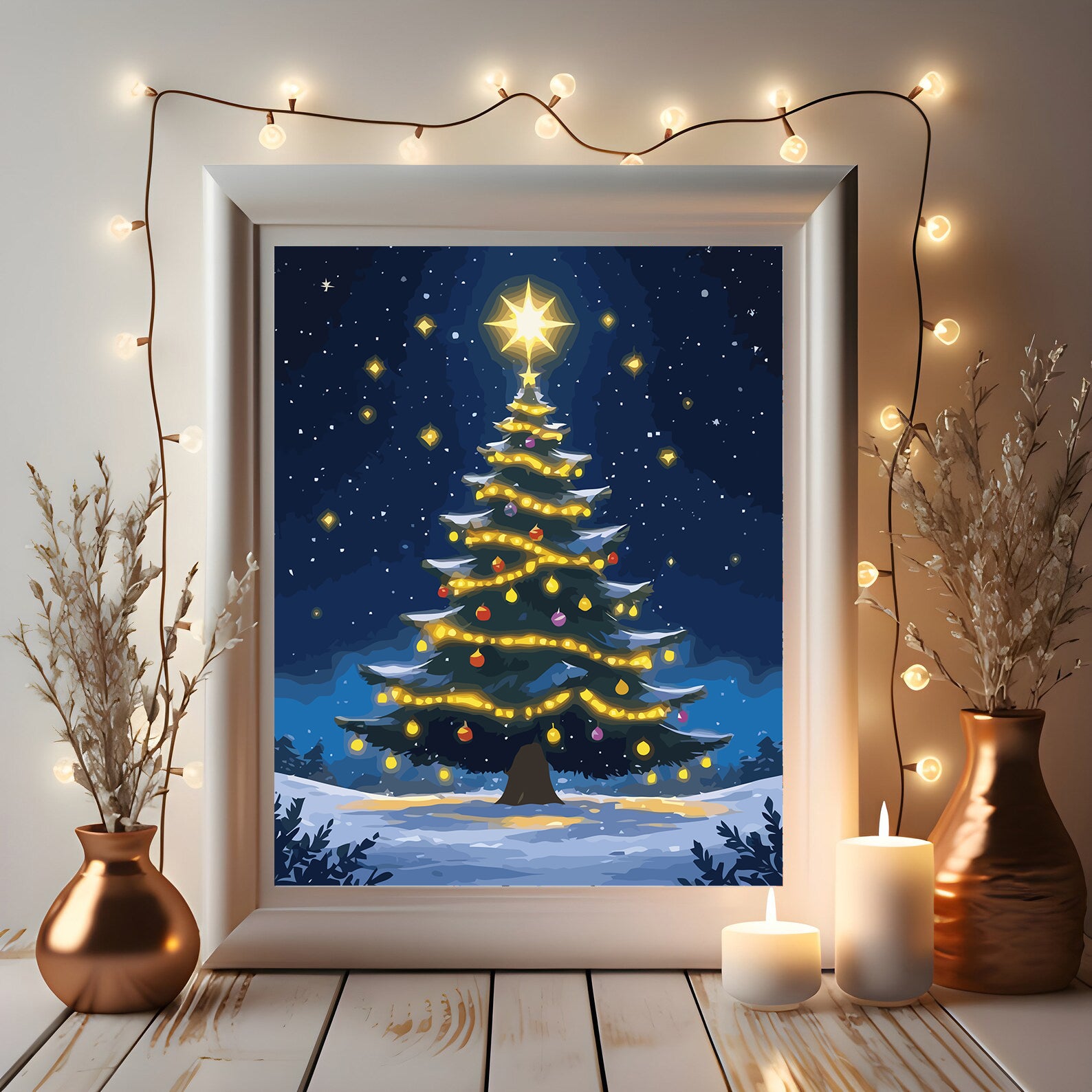 Set Pictură pe numere – Brad De Crăciun 6211
