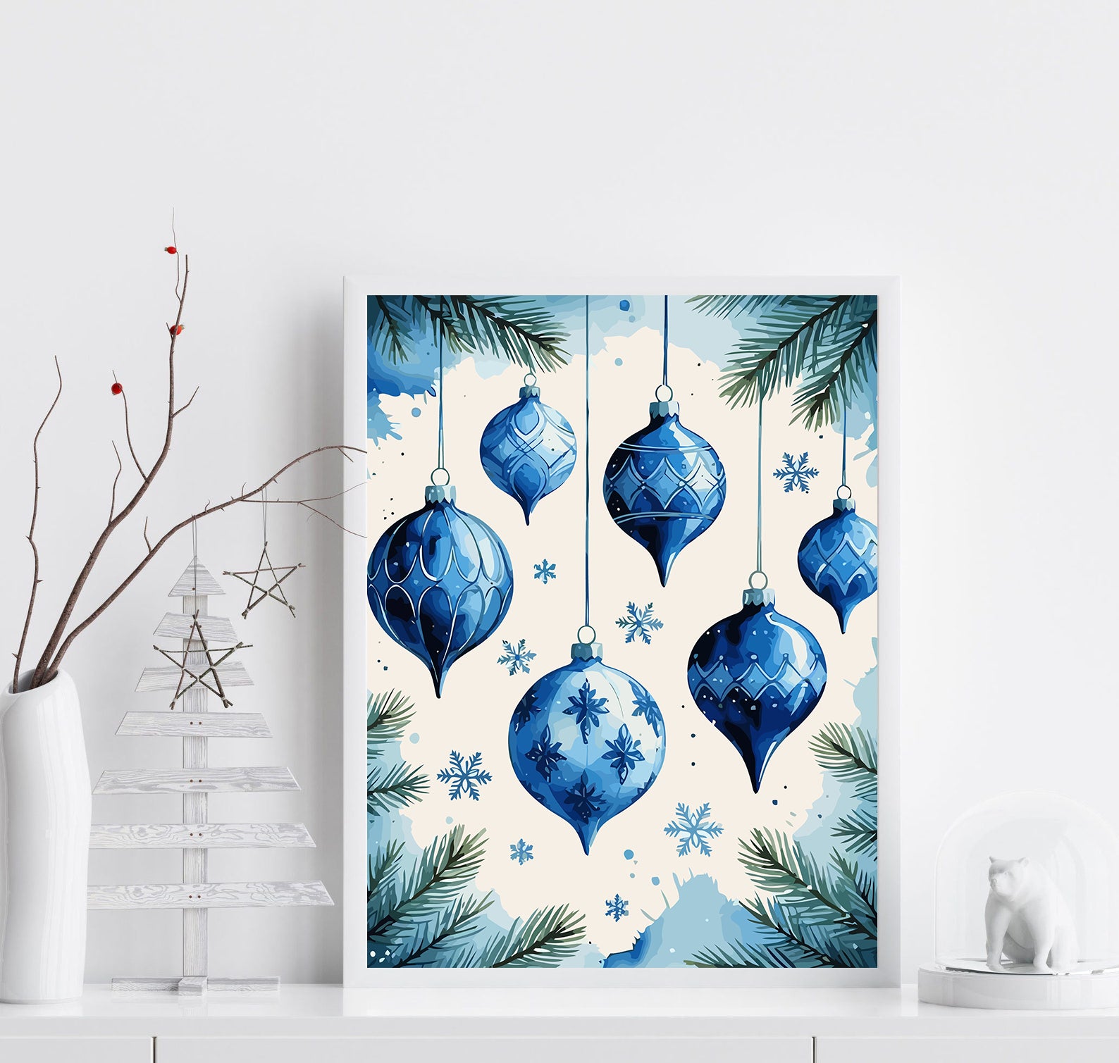 Set Pictură pe numere – Jucării De Crăciun 6213