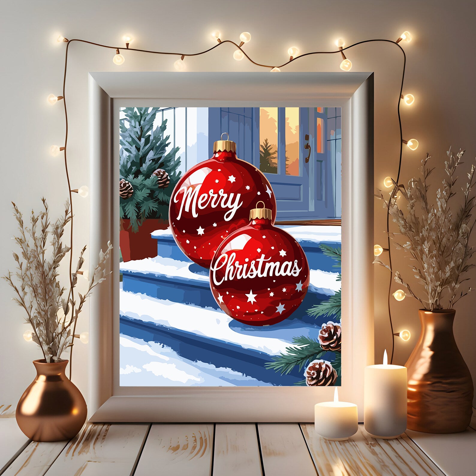 Set Pictură pe numere – Merry Christmas 6228