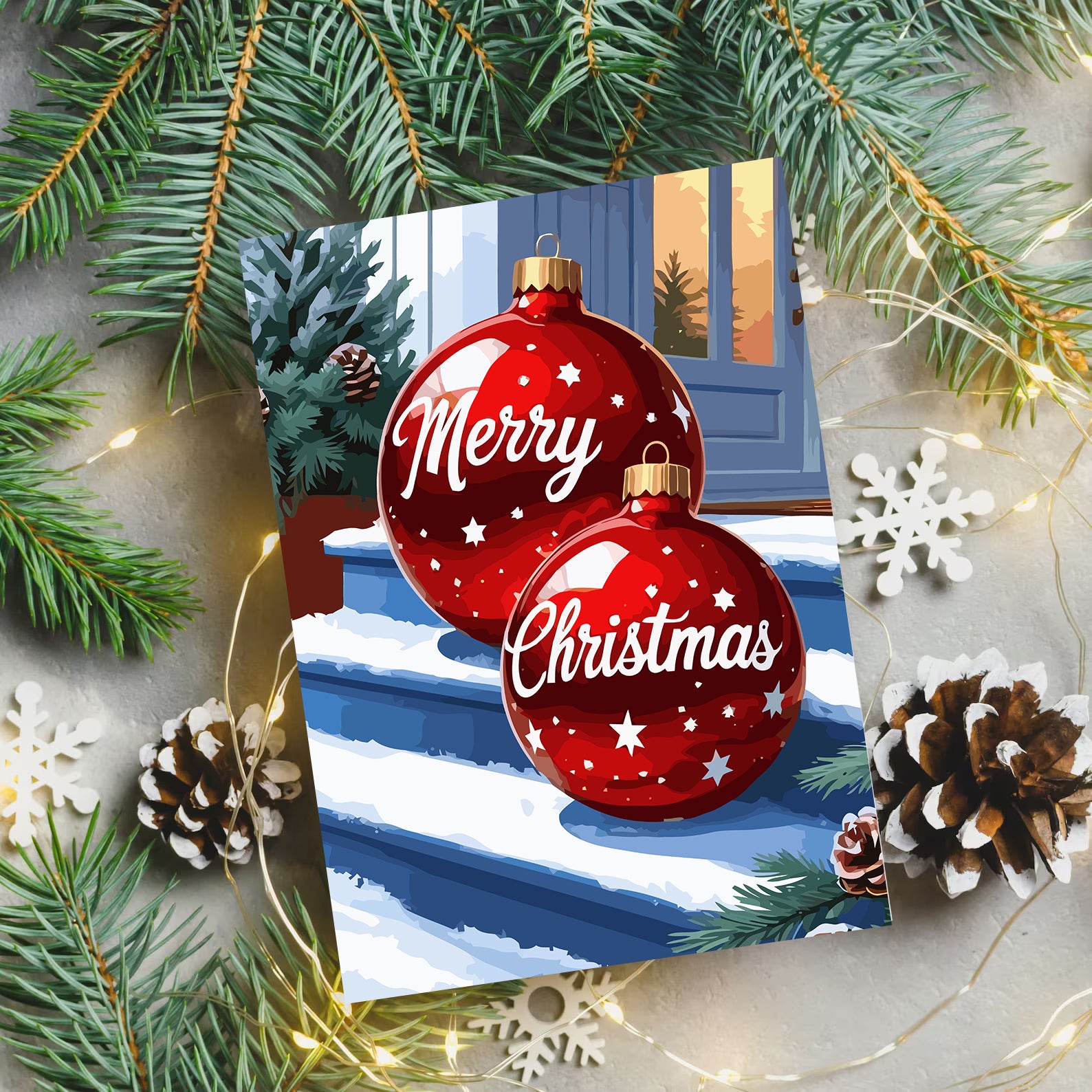 Set Pictură pe numere – Merry Christmas 6228