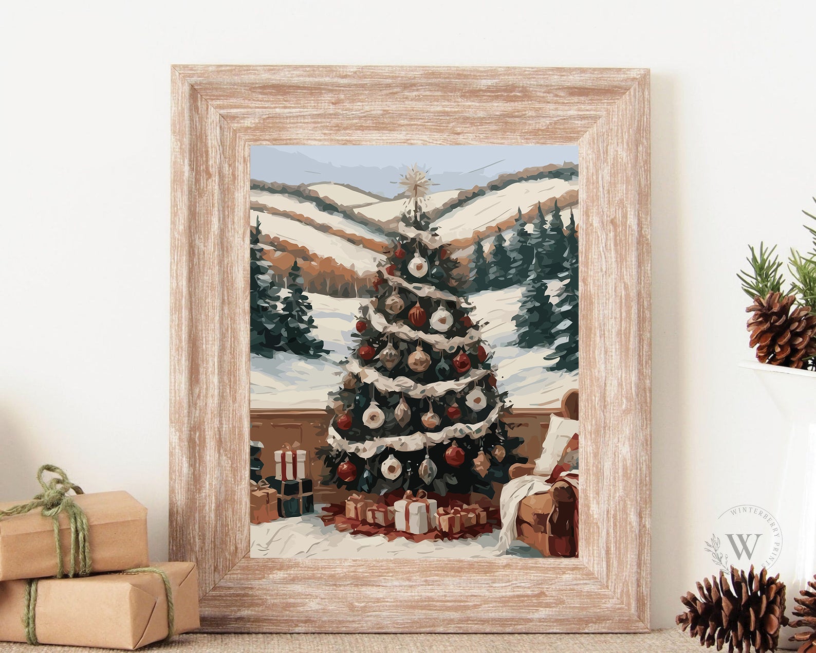 Set Pictură pe numere – Brad De Crăciun 6229