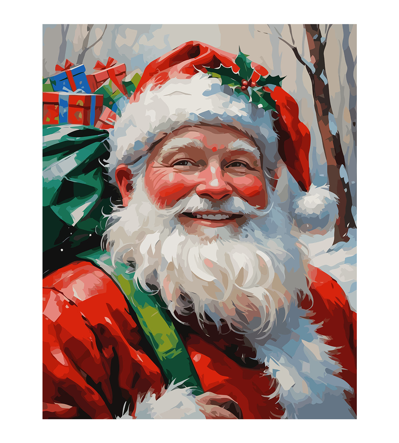 Set Pictură pe numere – Moș Crăciun 6232