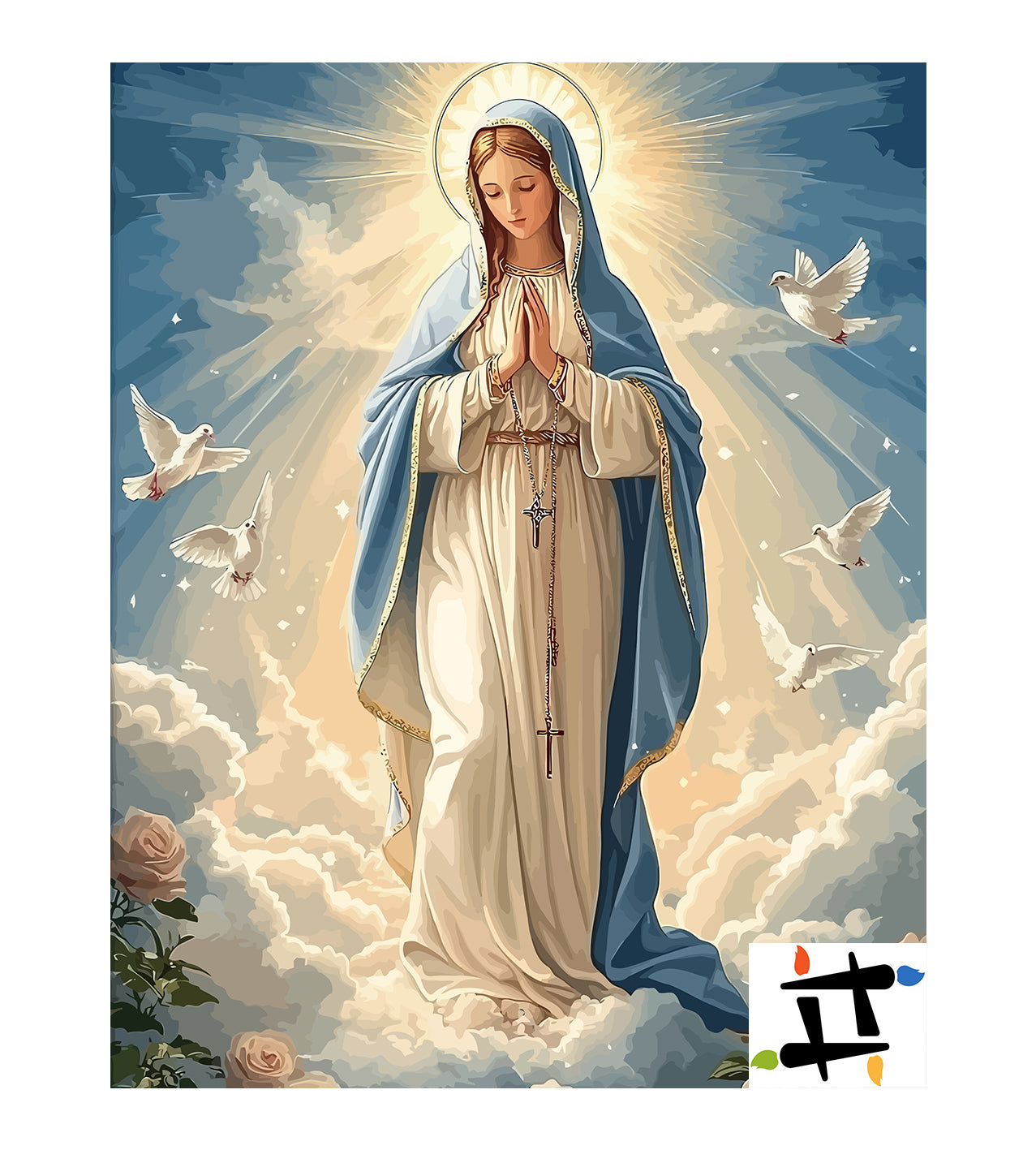 Set Pictură pe numere – Adormirea Măicii Domnului 6253