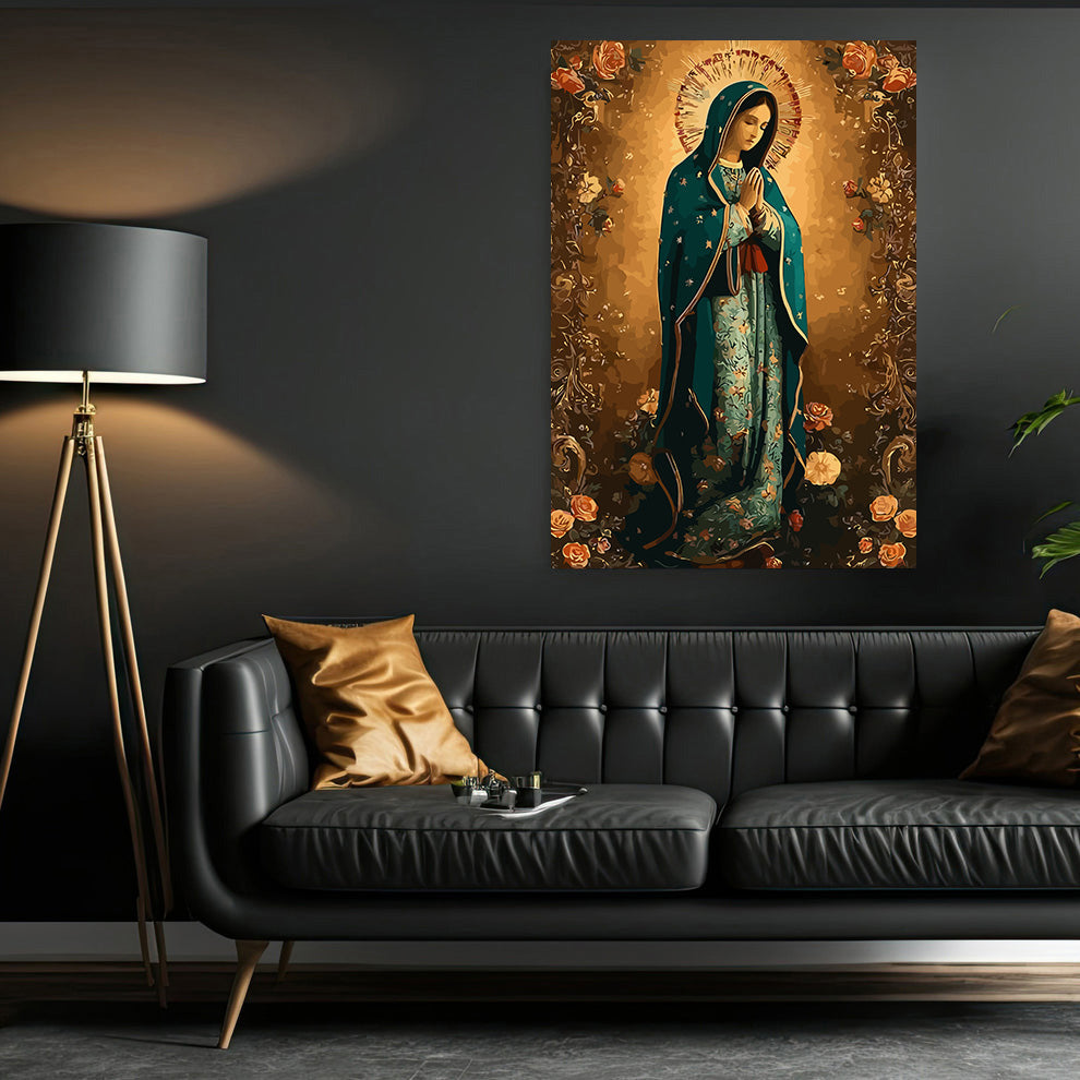 Set Pictură pe numere – Sfânta Fecioara De Guadalupe 6256