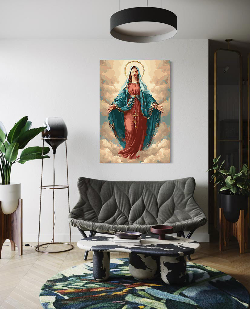 Set Pictură pe numere – Fecioara Maria 6258