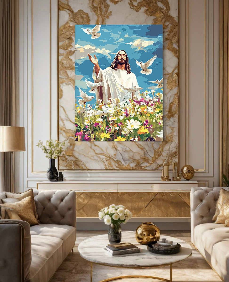 Set Pictură pe numere – Botezul Domnului 6260