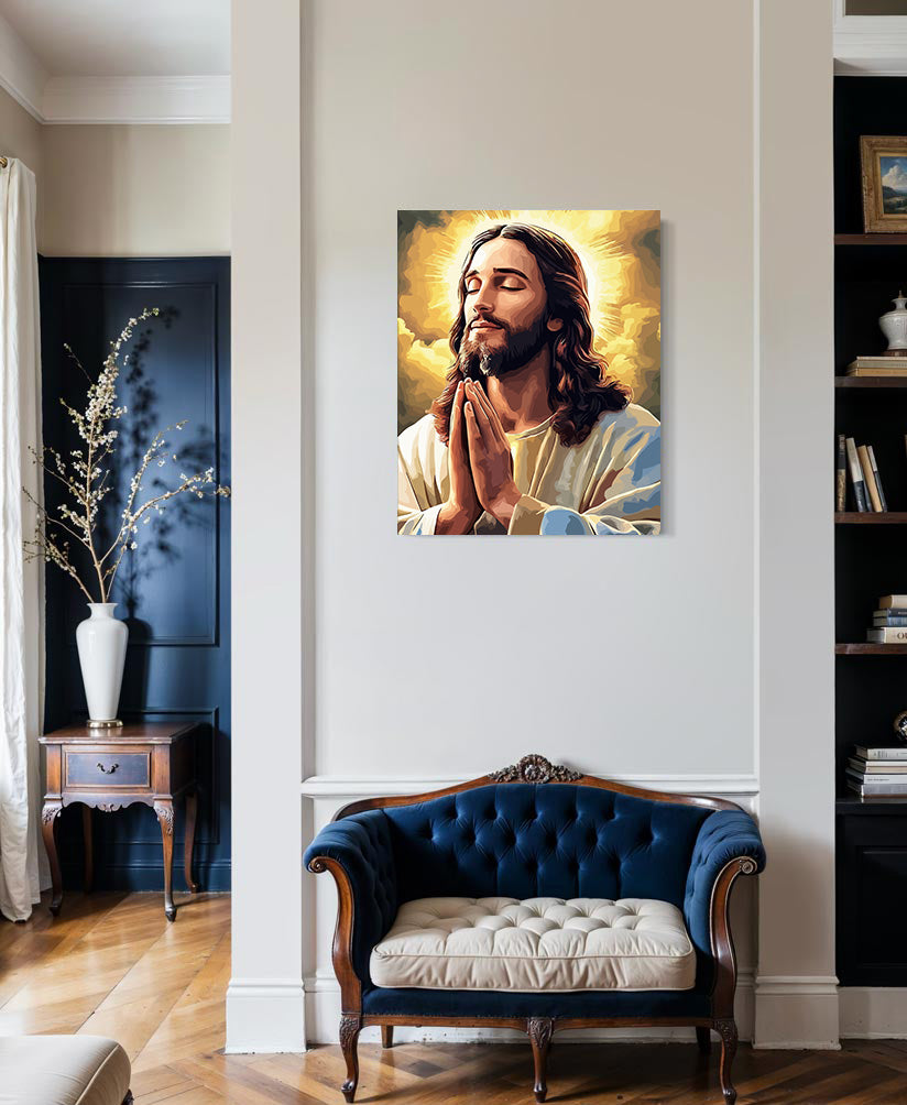 Set Pictură pe numere – Rugăciunea Lui Isus Hristos 6261