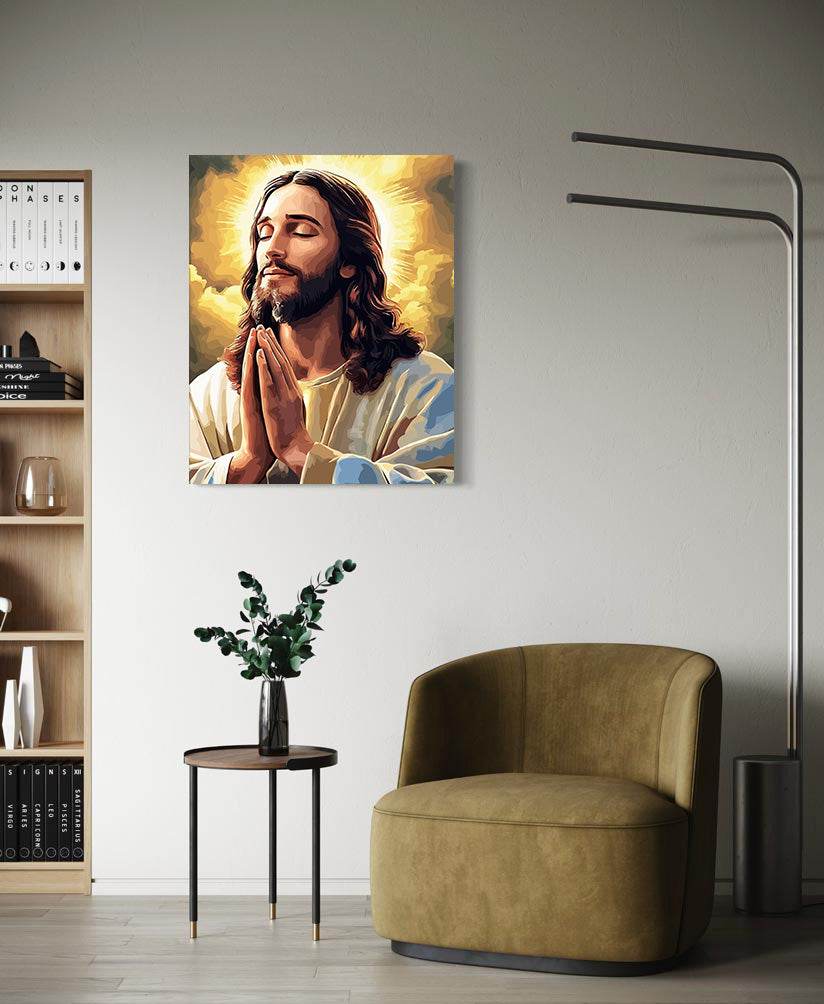 Set Pictură pe numere – Rugăciunea Lui Isus Hristos 6261