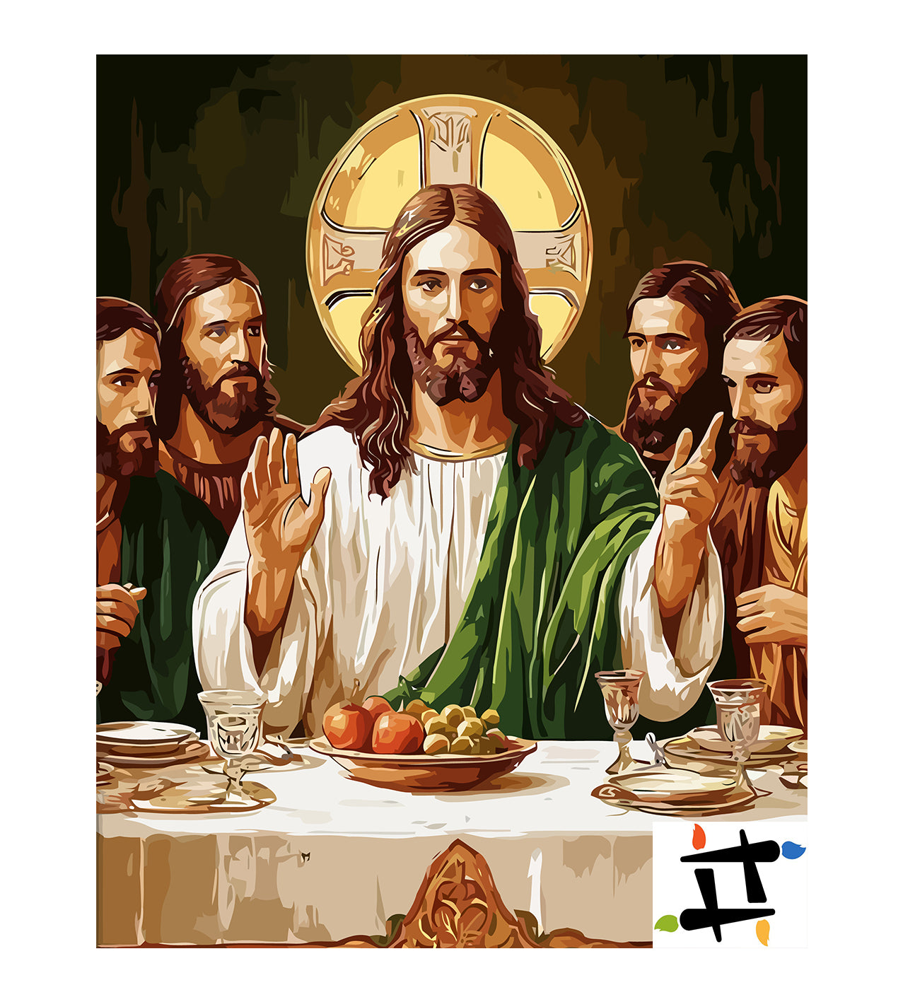 Set Pictură pe numere – Cina Domnului 6263
