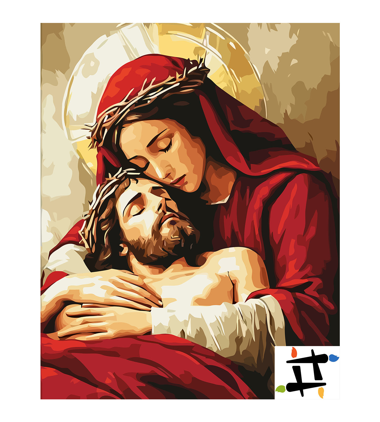 Set Pictură pe numere – Doliul Matern 6268