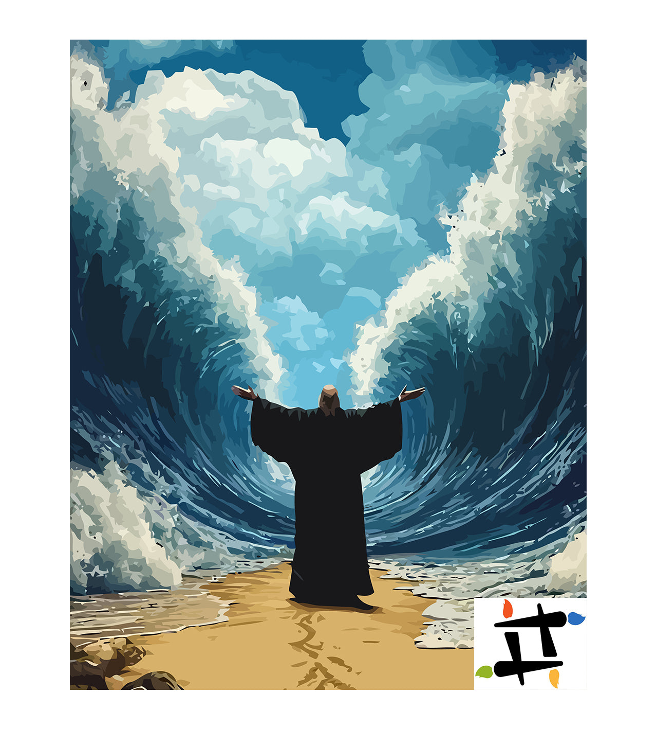 Set Pictură pe numere – Despărțirea Mării Roșii 6272