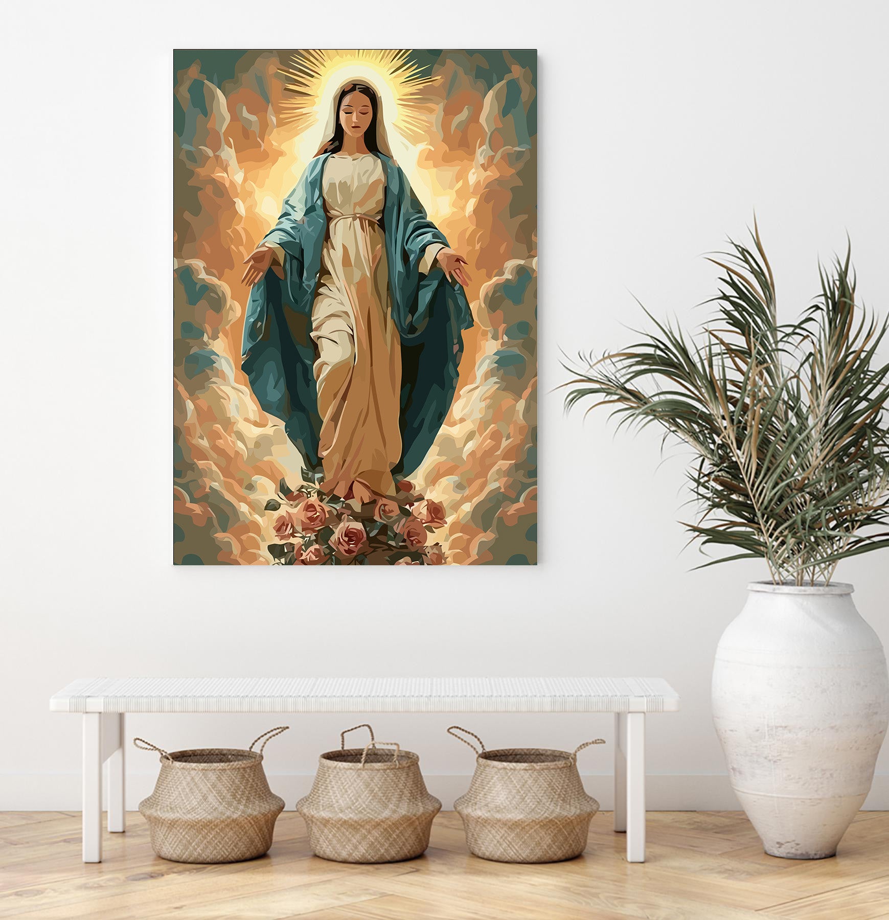 Set Pictură pe numere – Fecioara Maria 6273