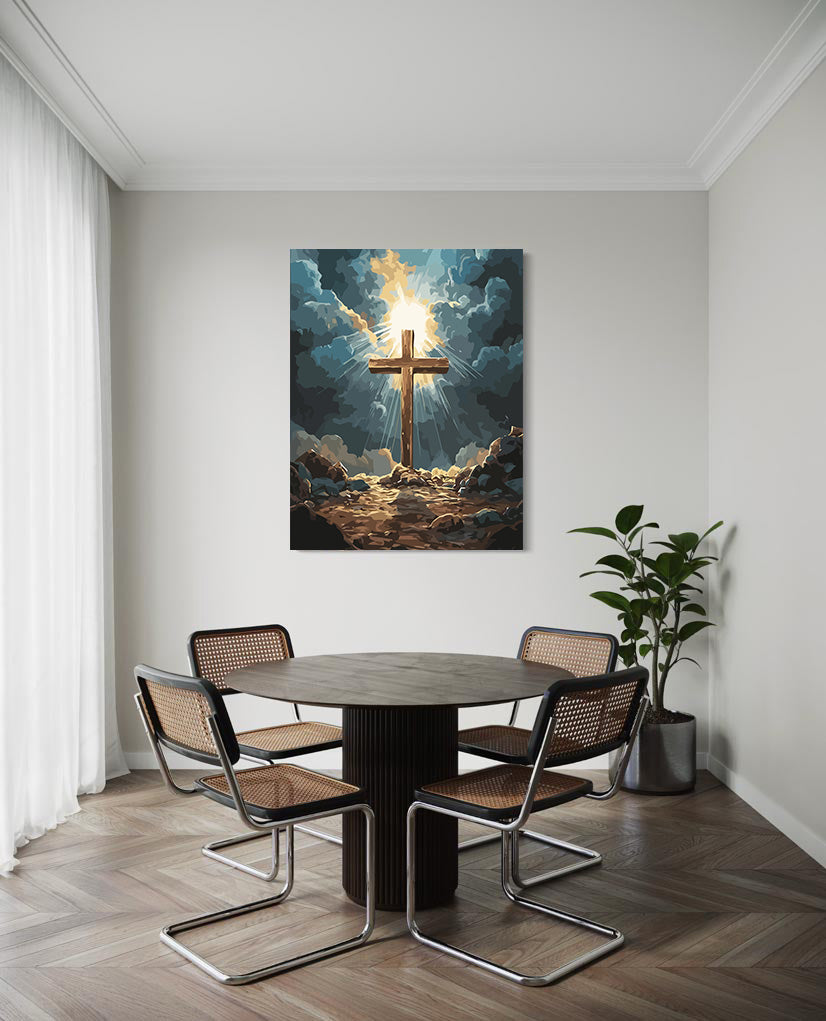 Set Pictură pe numere – Cruce Creștină 6276