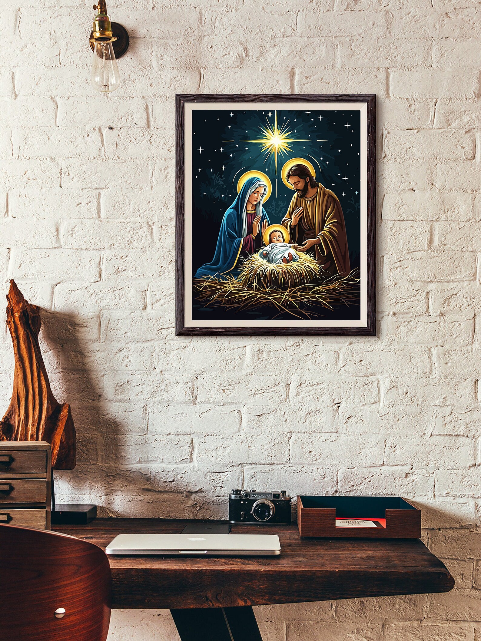 Set Pictură pe numere – Nașterea Lui Isus Hristos 6281