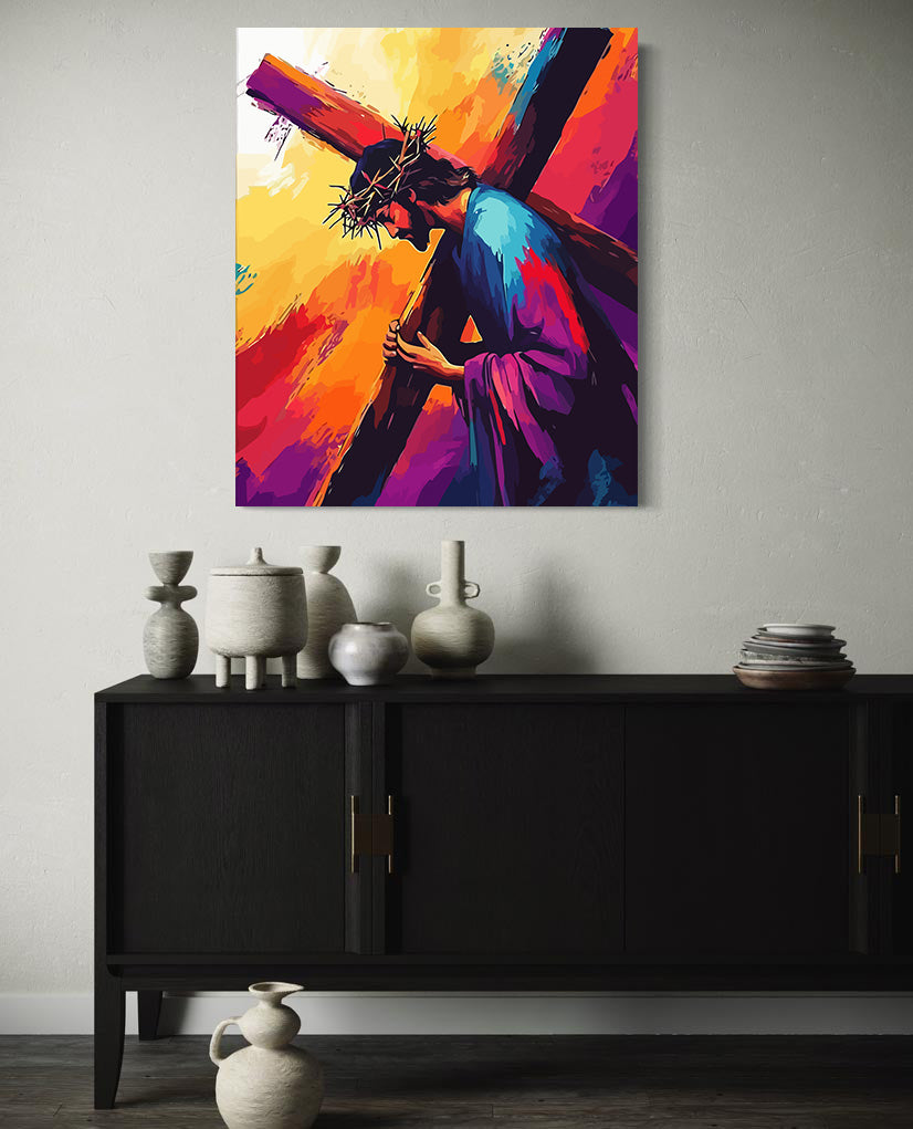 Set Pictură pe numere – Drumul Crucii 6287