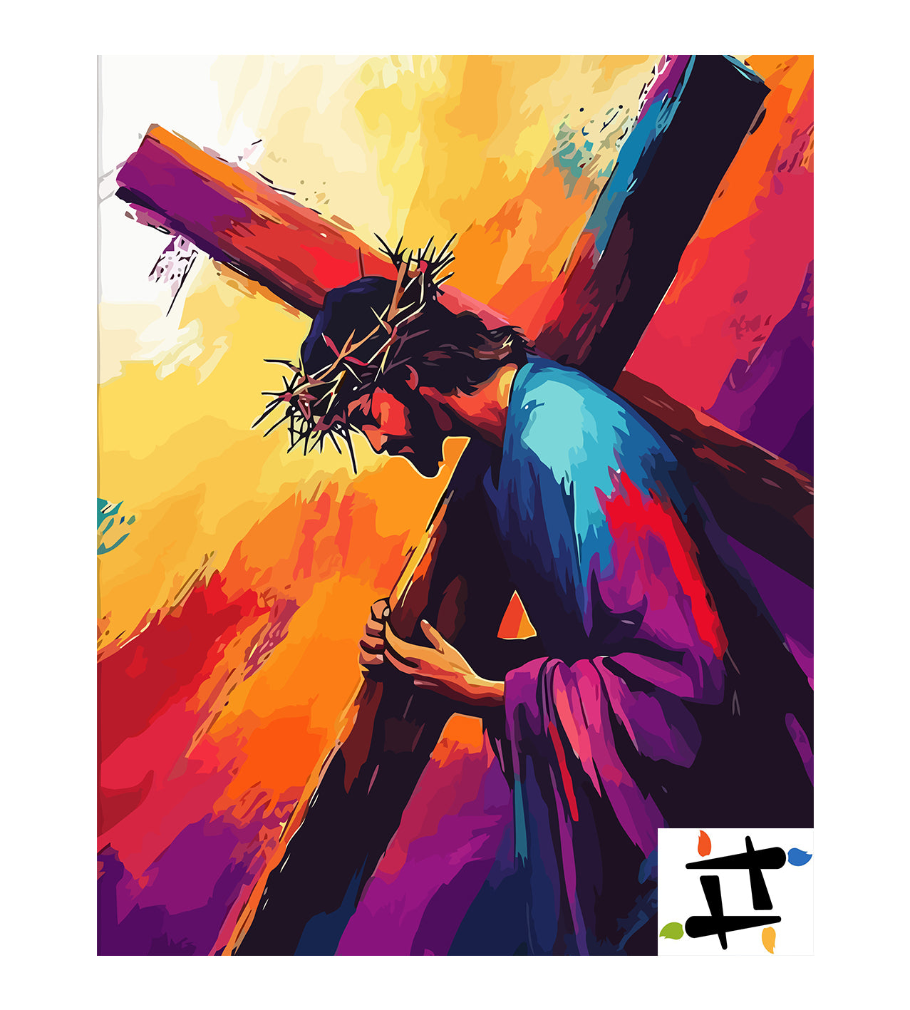 Set Pictură pe numere – Drumul Crucii 6287