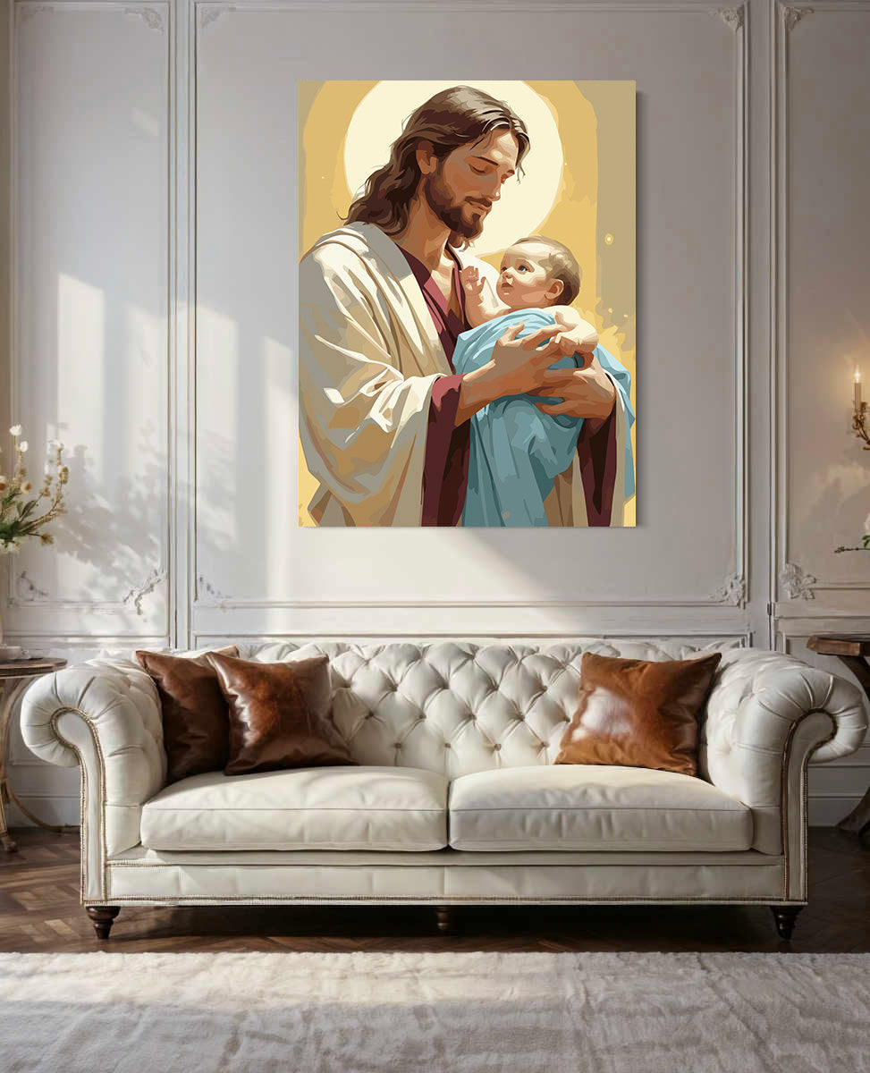 Set Pictură pe numere – Puritatea Copilului 6293