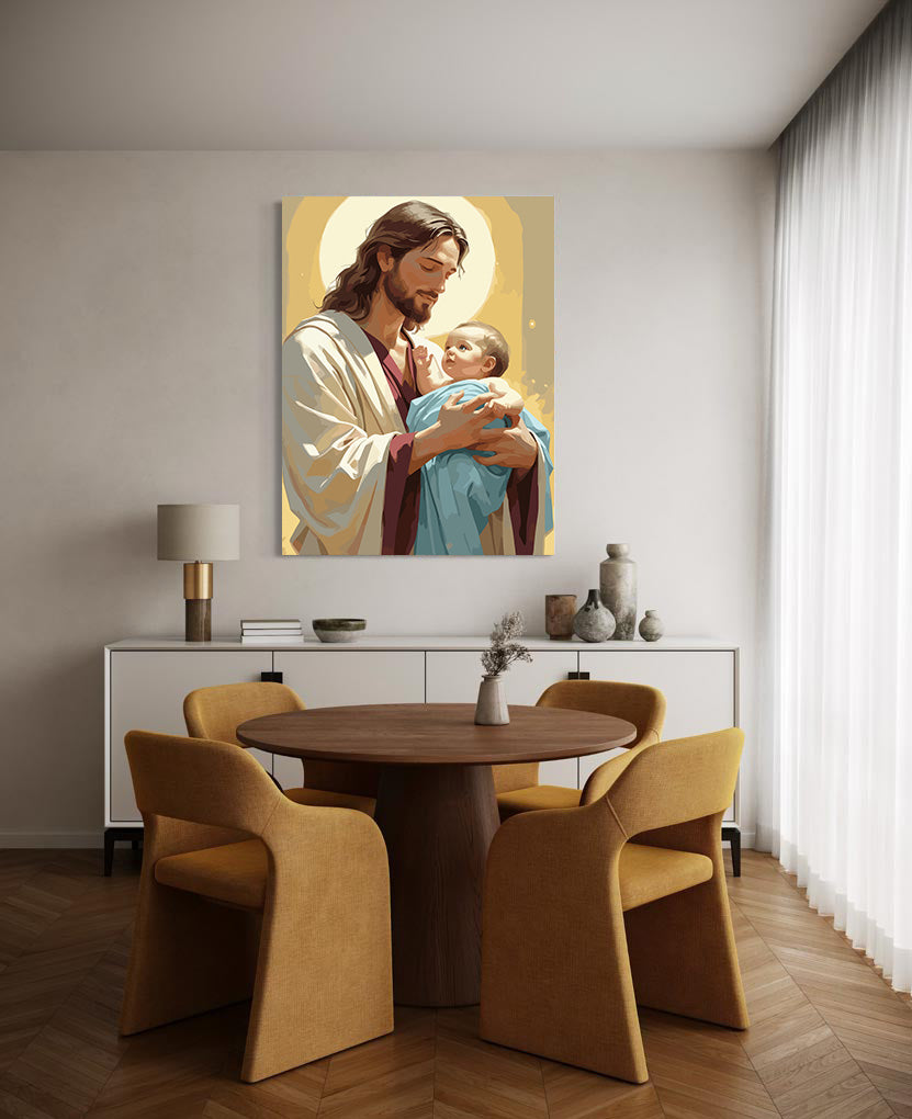 Set Pictură pe numere – Puritatea Copilului 6293