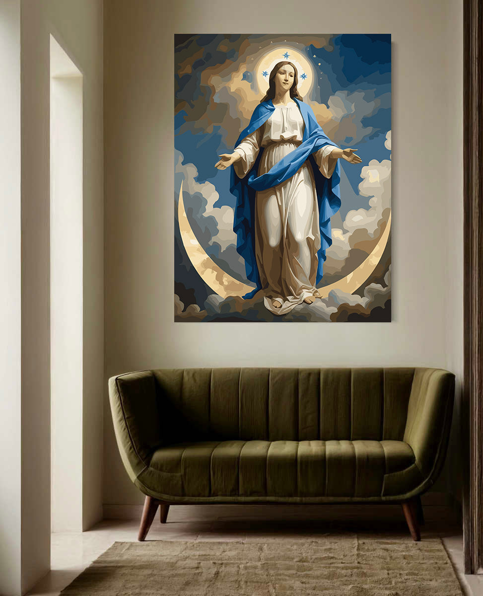 Set Pictură pe numere – Fecioara Maria 6307