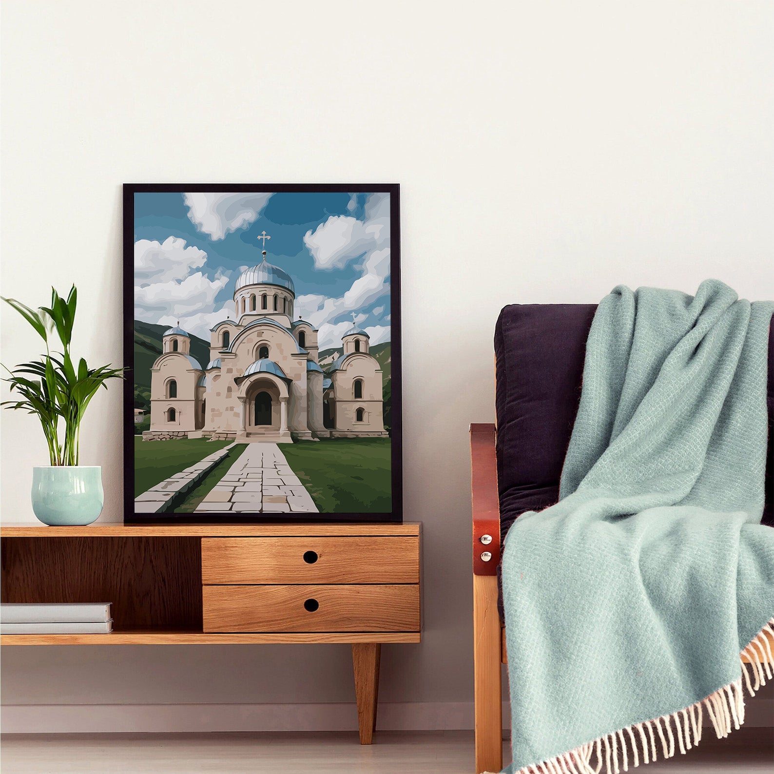 Set Pictură pe numere – Mănăstirea Gradač 6321