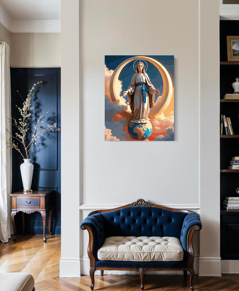 Set Pictură pe numere – Fecioara Maria 6343